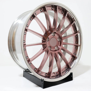 Llantas de coche 18 19 20 21 22 24 pulgadas ruedas de coche deportivas de radios rosas adecuadas para ruedas de coche de pasajeros para Volvo S60 Audi A3 <span class=keywords><strong>BZR</strong></span> BMW 4 5 - Product Image 2