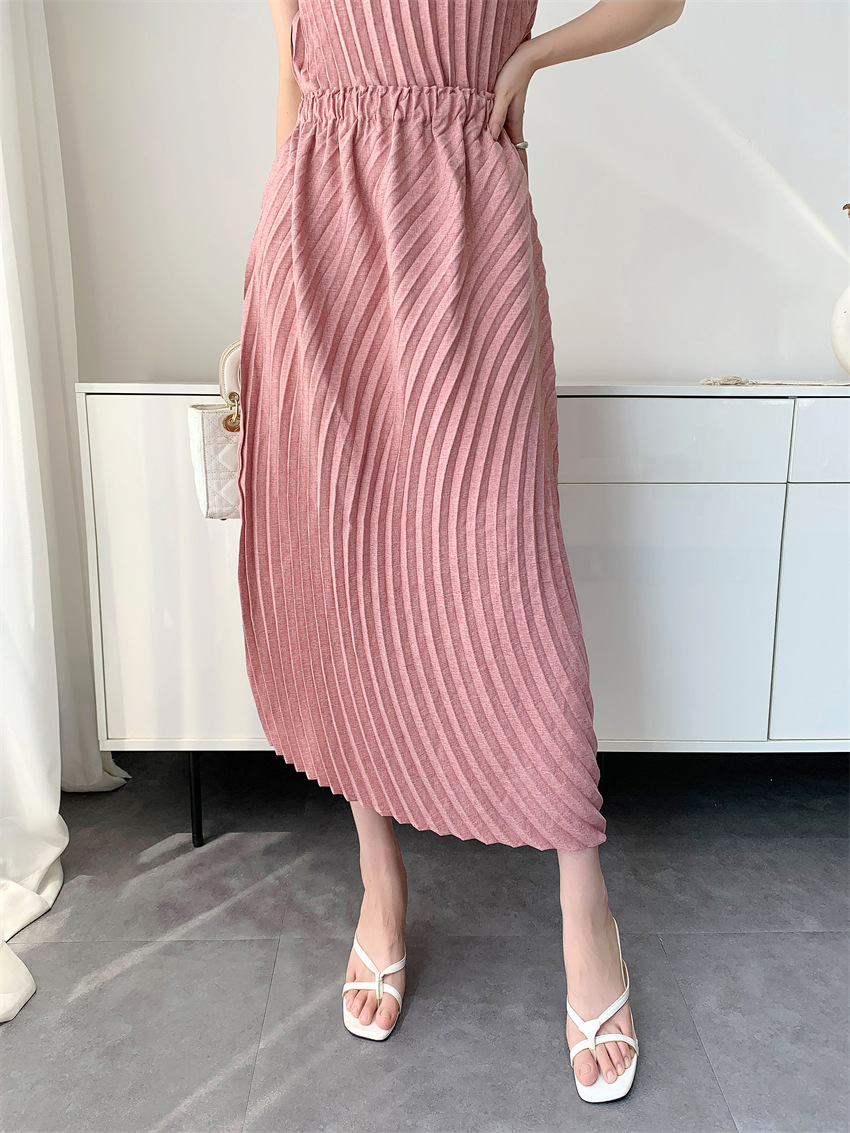 Falda rosa