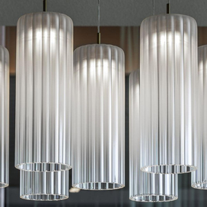 Cầu thang ánh sáng mặt dây chuyền làm bằng pha lê Duplex biệt thự xoay phòng khách bước rỗng siêu dài đèn chùm pha lê. - Product Image 6