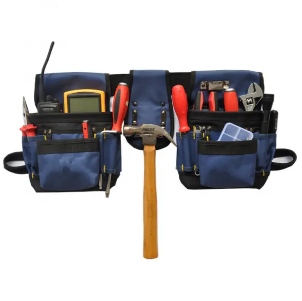 Высококачественная многофункциональная поясная сумка из ткани Оксфорд для инструментов, сумка для инструментов электрика