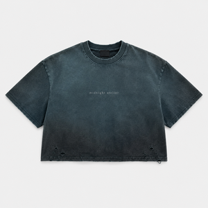 <b>Y2K</b> T-<b>shirt</b> Custom 300GSM Heavyweight Cotton Acid Wash Oversized Cropped Boxy Rhinestone Graphic Tee Men T <b>Shirt</b> - Product Image 2