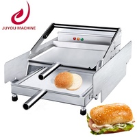 Machine à gaufres à hamburger automatique commerciale grille-pain à hot-dog grille-pain à hamburger faisant la machine