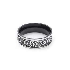 Anillo vikinga, anillos de acero inoxidable RI10 vikingo/CELTA Vikingo, martillo thoras, anillo celta de acero inoxidable Bague - Product Image 2