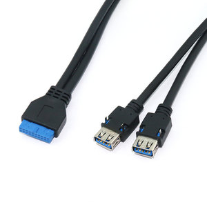 20Pin To Usb3.0 <b>Adapter</b> Cable 19Pin Motherboard Extension Usb3.0 Connector For Pc Expansion - Product Image 1