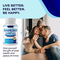 VitaHall 1000mg Supplément de Glycinate de Magnésium Vitamine D Soutien Immunitaire Herbes Adaptogènes Activées par Enzymes Adulte 90 Gélules
