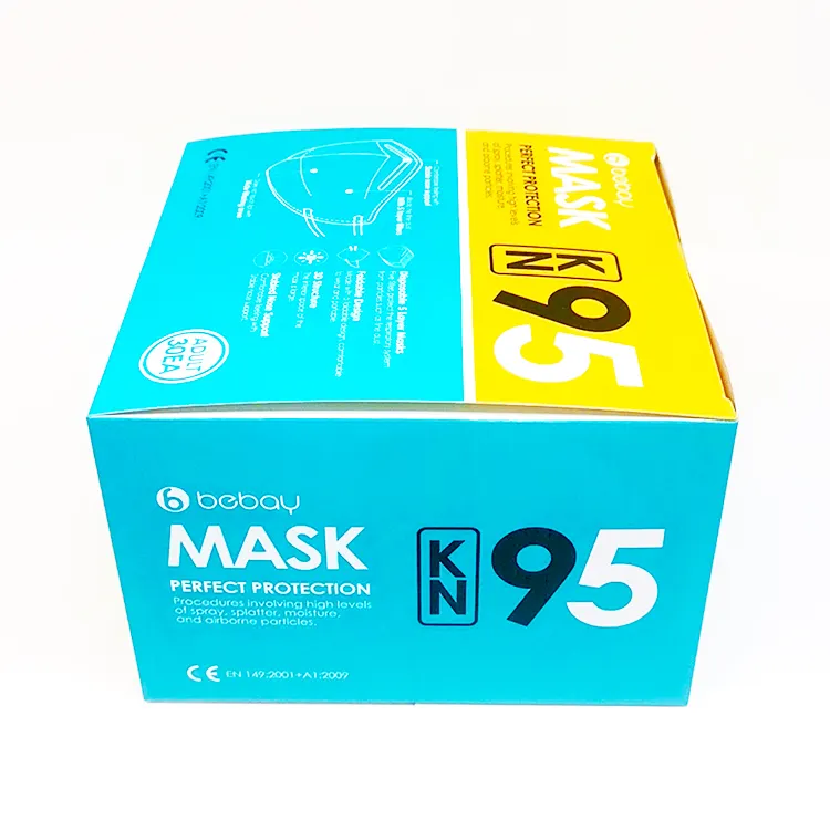 2020 hot sell 3ply KN95 disposable face mask box