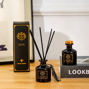 Fragancia personalizada de lujo, ambientador de aire de lujo, fragancia de aceite esencial sin fuego, juego de difusor de caña negra para uso doméstico - Product Image 5