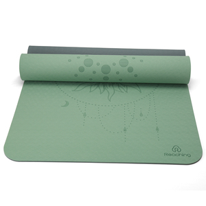 Tapete de <span class=keywords><strong>Yoga</strong></span> Ecológico Antideslizante de 6mm de Grosor, con Logotipo y Patrón Personalizados, de Alta Calidad, en TPE - Product Image 1