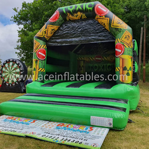 Personnalisé toxique thème Gonflable Maison <span class=keywords><strong>De</strong></span> Rebond toxiques <span class=keywords><strong>château</strong></span> avec bannière Pour Les Enfants - Product Image 3