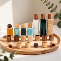 Bouchons de parfum en bois de luxe et raffinés pour bouteilles de parfum, tables de toilette, coiffeuses et coffrets cadeaux