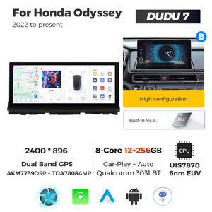 Sistemas Multimedia para Automóviles Android para Honda <span class=keywords><strong>Odyssey</strong></span> 2022 en Adelante, Pantalla de 12.3 Pulgadas, Navegación, Música, CarPlay, Android Auto - Product Image 2