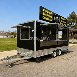 Carrito de Venta Móvil para Hamburguesas, Restaurante al Aire Libre, Camión de Comida Callejera Personalizado, Remolque de Café - Product Image 1