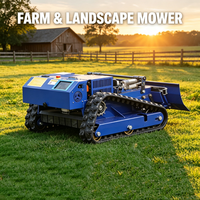 Tondeuse à gazon télécommandée CE EPA Crawler, robot de coupe d'herbe tout-terrain RC pour pentes, pâturages et vergers