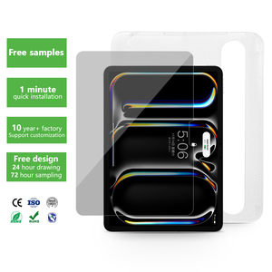 Protecteur d'écran en verre trempé 2.5D étanche, anti-espion, anti-poussière, anti-rayures, facile à installer pour <span class=keywords><strong>iPad</strong></span> Pro - Product Image 1