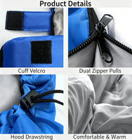 Custom Outdoor Envelop-Style Polyester Slaapzak Winter Kamperen Wandelen Vochtbestendig Extra-Dikke Isolatie 210cm