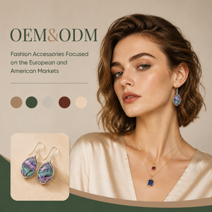Ear Enlace Oem Odm Silver Plated Wire Wrapped Oval Fluorite Dangle <b>Hook</b> <b>Earrings</b> Natural Gemstone Women Jewelry Wholesale - Product Image 1