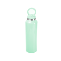 Thermos à double paroi en acier inoxydable de 750 ml avec bouchon magnétique, support de téléphone, isolation thermique de 12 à 24 heures, anti-fuite, sans BPA