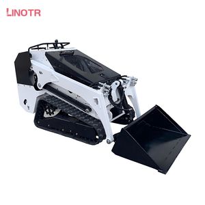 नया स्वचालित बकेट लेवलिंग फ्रंट लोडर मिनी स्किड टेलर 1 साल की वारंटी गैसोलीन संचालित इंजन - Product Image 2