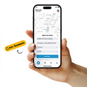Aplicación de Reserva de Camiones para Transporte Rápido de Carga, Seguimiento en Vivo, Gestión de Conductores, Pagos Sencillos, Compatible con MAC, en Stock - Product Image 1