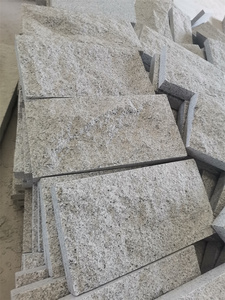 Dalles de <span class=keywords><strong>pierre</strong></span> naturelle en granit, pierres de pavage fendues, pierres de <span class=keywords><strong>bordure</strong></span>, revêtements muraux, panneaux de parement, épaisseur 20-30 mm, 25x50 cm - Product Image 4