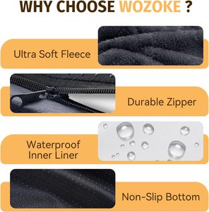 Luxuriöses, menschengroßes Hundebett, umweltfreundlich, winterkomfortabel, waschbar, riesiges großes Haustierbett/Sofa für Menschen, Erwachsene und Hunde - Product Image 4