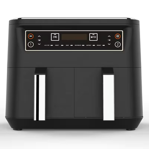 Freidora de Aire Doble Inteligente de 9L con Pantalla Táctil para el Hogar, Horno Eléctrico con 2 Cestas Independientes - Product Image 2