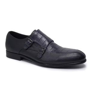 Nuevos Zapatos de vestir de suela blanda de cuero para hombre, correa de monje de estilo clásico, Color personalizado, transpirable, negocios, bodas, Primavera, planos - Product Image 5