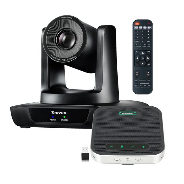 3x/12x/20x Zoom PTZ Conference Camera USB3.0 HDMI Video Output Camera + M2B /Wireless Speakerphone 5m Pickup Range