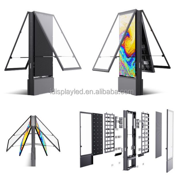 Hot Sale New Digital Led Poster Led Video Display Poster Mirror Screen P2.5 P3 Stand Poster