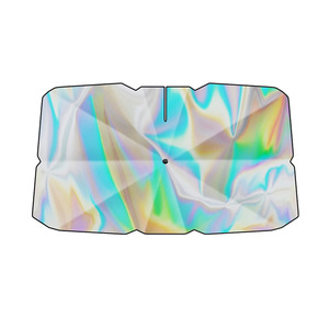 Parasol para Coche, Parasol Delantero para Parabrisas, Lámina de Aluminio Láser Colorida, Plegable, Protección Solar, Aislamiento Térmico, Ajuste Universal - Product Image 1