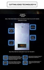 <span class=keywords><strong>Chaudière</strong></span> à <span class=keywords><strong>gaz</strong></span> à <span class=keywords><strong>condensation</strong></span> entièrement pré-mélangée certifiée CE, très efficace, murale, combinée pour la maison, pour le salon - Product Image 4