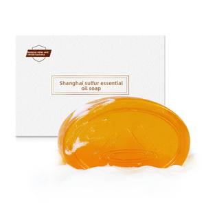 Jabón Sólido Transparente Antibacterial con Aceite Esencial de <span class=keywords><strong>Azufre</strong></span> de Shanghái para Lavado Facial, Baño y Ducha - Product Image 5