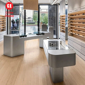 Bespoke Modern Optical Retail Store Interior Design Service Glasses Wall Stand and Illuminated Eyewear Shopfitting - Product Image 1