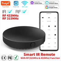 Control Remoto Universal Infrarrojo Inteligente Tuya Wifi para TV y Aire Acondicionado, Compatible con Alexa, Google Home, Yandex Alice