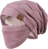 Masque en velours avec motif de caractère et de camouflage Chapeau de bandit d'équitation en plein air une pièce avec protection des oreilles et du nez pour le voyage