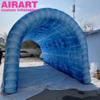Tunnel gonflable personnalisé, tente igloo gonflable pour événements extérieurs, entrée de fête, tunnel de glace géant gonflable