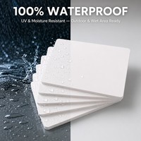 Panneau en mousse PVC à bas prix, 1-30 mm, service de découpe sur mesure, feuille de mousse PVC 1220x2440 mm