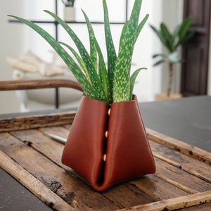 Portapenne in pelle con motivo a <span class=keywords><strong>vaso</strong></span> - Product Image 6