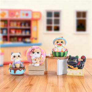 Snack Purr Blind Box Mini Gattini in Resina che si abbordano a ciambelle, gelato e altro, Made in China, Unisex, dai 7 anni in su - Product Image 3