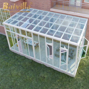 Baivilla conception structurelle de petites serres de jardin véranda verre maison aluminium <span class=keywords><strong>solarium</strong></span> véranda - Product Image 2