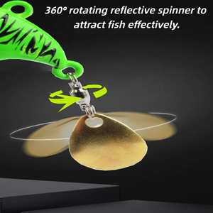 เหยื่อตกปลาแบบสั่นสะเทือน SNEDA 3D รุ่น Mini Vortex VIB สำหรับตีไกล ตกปลาแบสและปลาแมนดาริน - Product Image 5