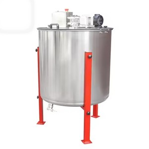 <b>Brad</b> Semi-Automatic Stainless Steel 12-Frame Centrifugal Honey Extractor with 230V/110V Compatibility and 1 Year Warranty - Product Image 4