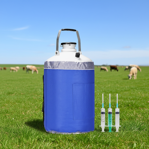 Портативные контейнеры для хранения замороженной жидкости для спермы крупного рогатого скота/коз от 2 до 10 л, криогенный бак для жидкого азота YDS, контейнер для хранения спермы животных - Product Image 1