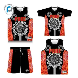 Jersey de baloncesto indígena polinesio puro, camisetas de baloncesto de equipo, uniforme de baloncesto de sublimación Au personalizado para hombres y jóvenes