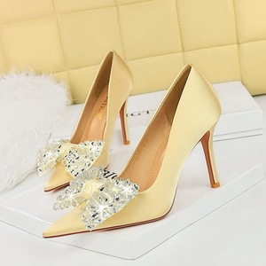Sandalias Tacon <b>Thin</b> Trendy Pointed Toe Bow 2025 Heels for Women - Product Image 4