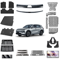 Accessoires pour voitures électriques Geely Galaxy Starship 7 EX5 EM-i : Tapis de sol, plaque de protection moteur, protection de seuil de porte, garde-boue, pièces de rechange