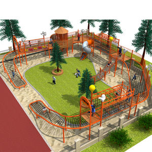 หลักสูตรเชือกกลางแจ้งอเนกประสงค์สำหรับเด็กอายุ3-12ปีเพื่อสุขภาพและเป็นมิตรกับสิ่งแวดล้อมแบรนด์สนุก5-15คนความจุ - Product Image 4