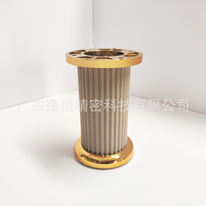 Yijun Cylindrical Plastic <b>Sofa</b> Legs 887B Brown <b>Gold</b> Color Modern Minimalist Luxury Furniture Accessories Easy Installation - Product Image 1