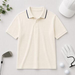 Camiseta Polo Personalizada para Hombre, de Spandex/Poliéster, Manga Corta, Color Sólido, Bordado Frontal, Estilo Casual, ODM/OEM - Product Image 3