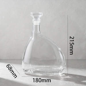 Botella de Vidrio Super-Flint de 700ml con Forma Única, Botella de Lujo Vacía para Licores, Whisky, <span class=keywords><strong>Vodka</strong></span>, Ginebra, Empaque Personalizado, Venta al Por Mayor, Fábrica OEM - Product Image 6